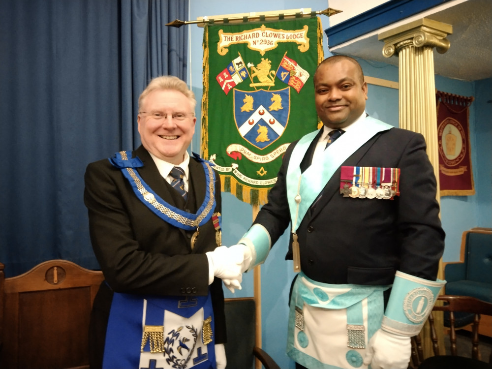 BBC's Mark Smith and Johnson Beharry VC BBC's Mark Smith and Johnson Beharry VC