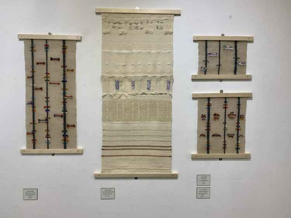 'Fence and Flowers (1) and (2)', 'Textures in the Landscape' and 'Boundaries' by Sue Marsden 'Fence and Flowers (1) and (2)', 'Textures in the Landscape' and 'Boundaries' by Sue Marsden