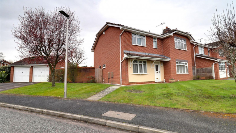 The four-bedroom detached executive home on Leyland Grove, Haslington (Nub News).