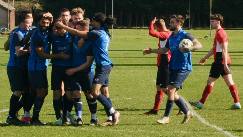 Terrific Tattingstone celebrating (Picture: Nub News)