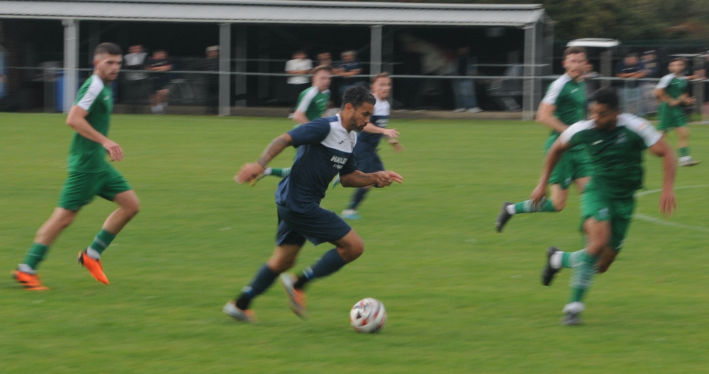 Carlos Edwards still scoring for Hadleigh at 45 (Picture: Nub News library)