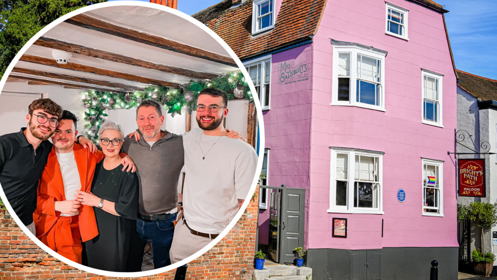 The Maldon Tea Room, and Mrs Salisbury with family. (Photo: Mrs Salisbury) The Maldon Tea Room, and Mrs Salisbury with family. (Photo: Mrs Salisbury)