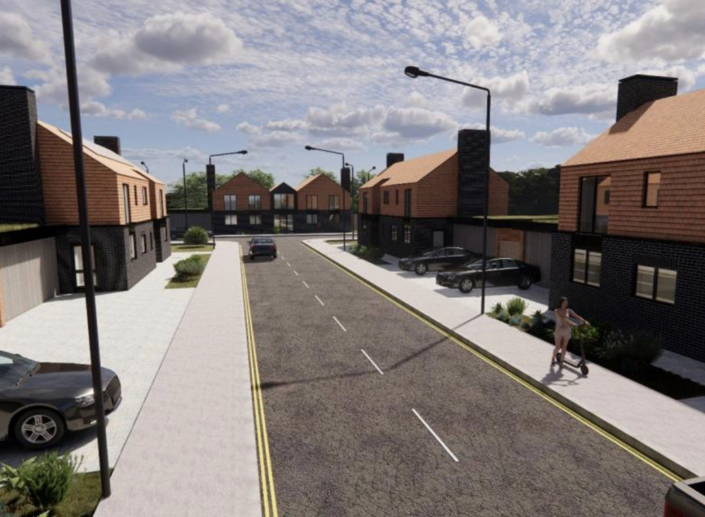 How the completed project will look according to an artist's impression. CREDIT: Cameron Bosque Brooks Architects/Stevenage Borough Council)