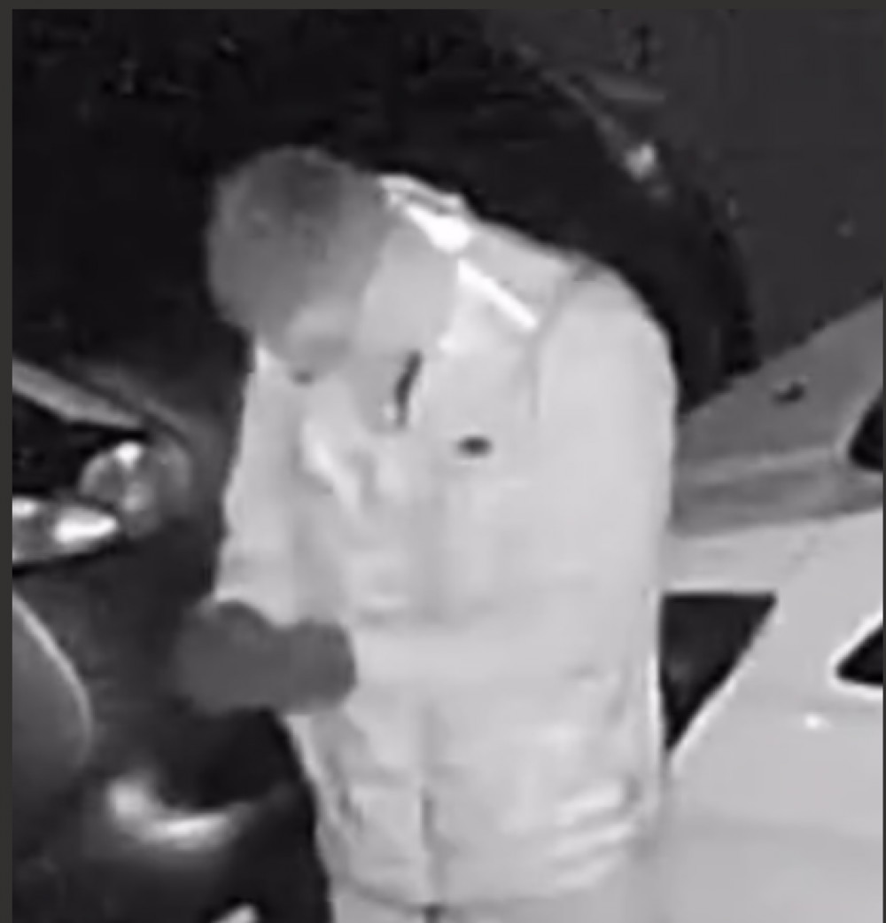 Do you recognise this man Herts Police want to talk to following a theft in Baldock. CREDIT: Herts Police 