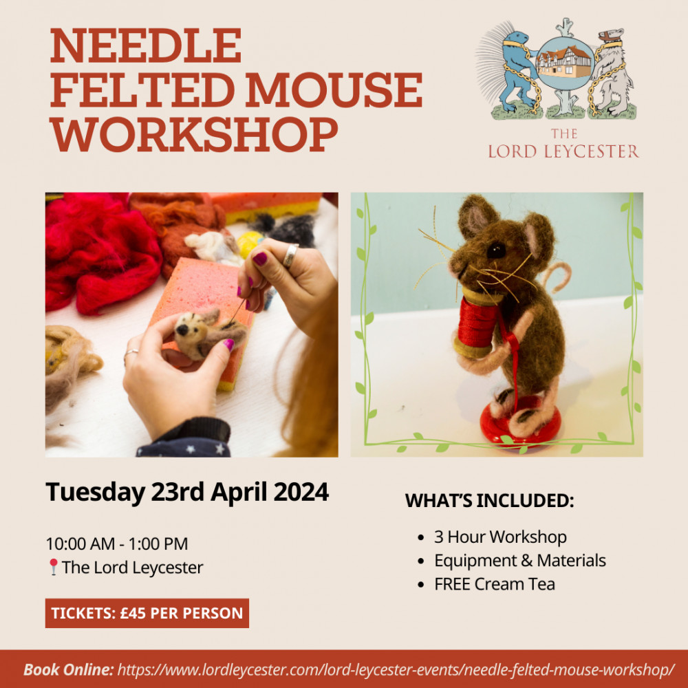 Needle Felting Workshop Needle Felting Workshop