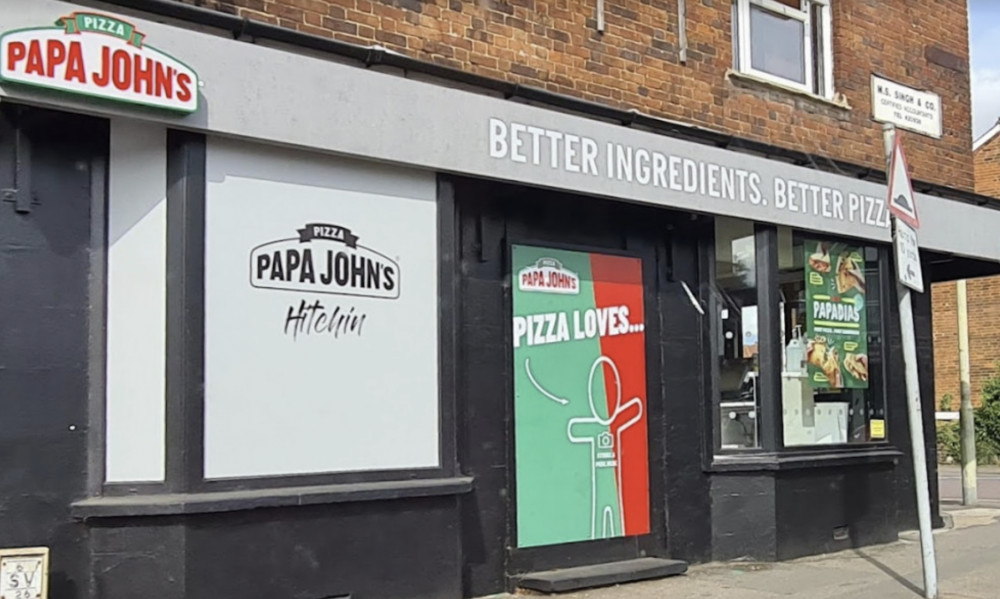 Hitchin Papa John's survives axe as pizza giant culls 43 stores across UK. PICTURED: Papa John's store on Nightingale Road, Hitchin. 