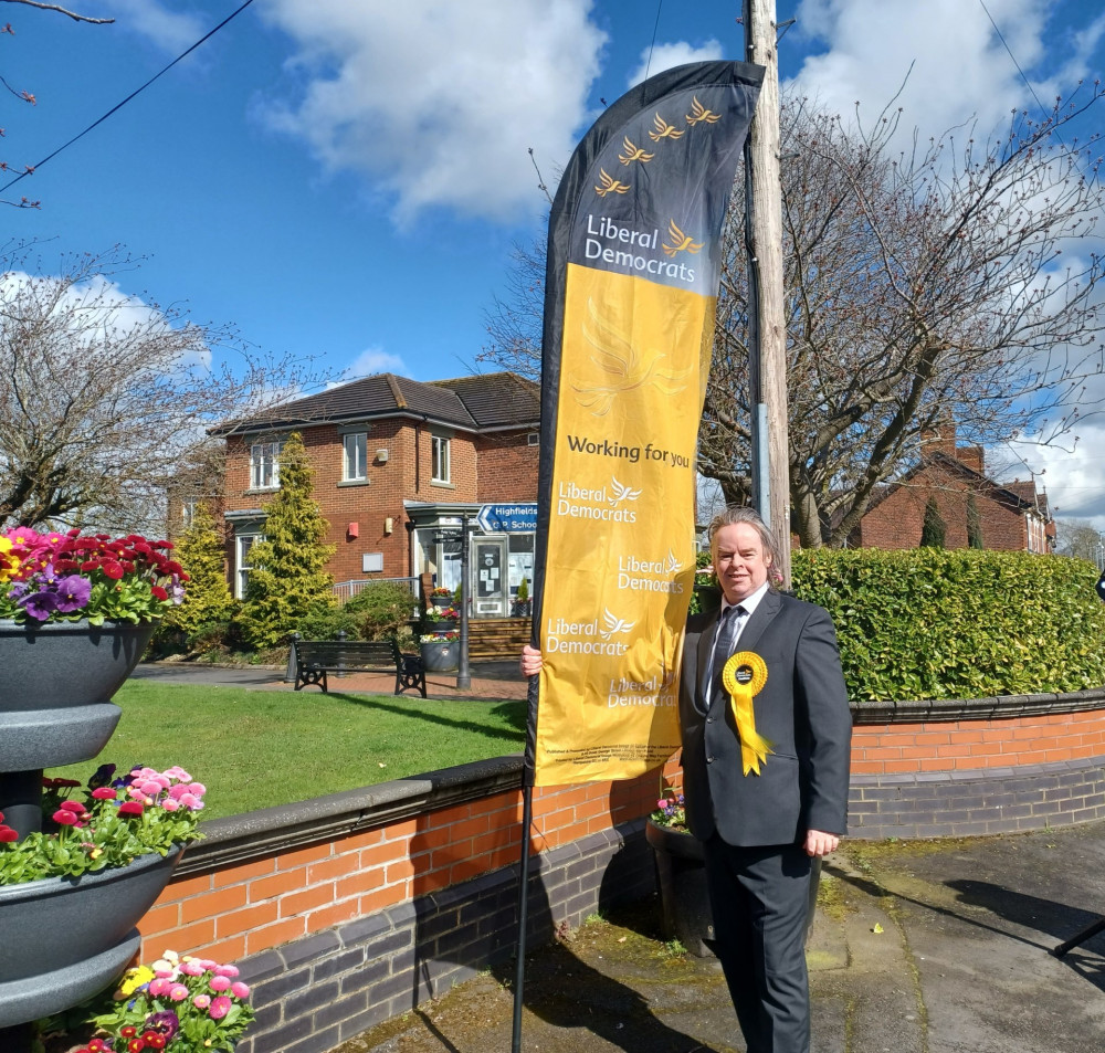 Paul Duffy is the Liberal Democrats’ candidate for the forthcoming Cheshire Police and Crime Commissioner election. (Photo: Paul Duffy)