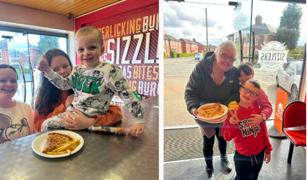 Sizzlers, with the support of Lucky Seven Taxis, have been supporting hundreds of children this Easter (Sizzlers).