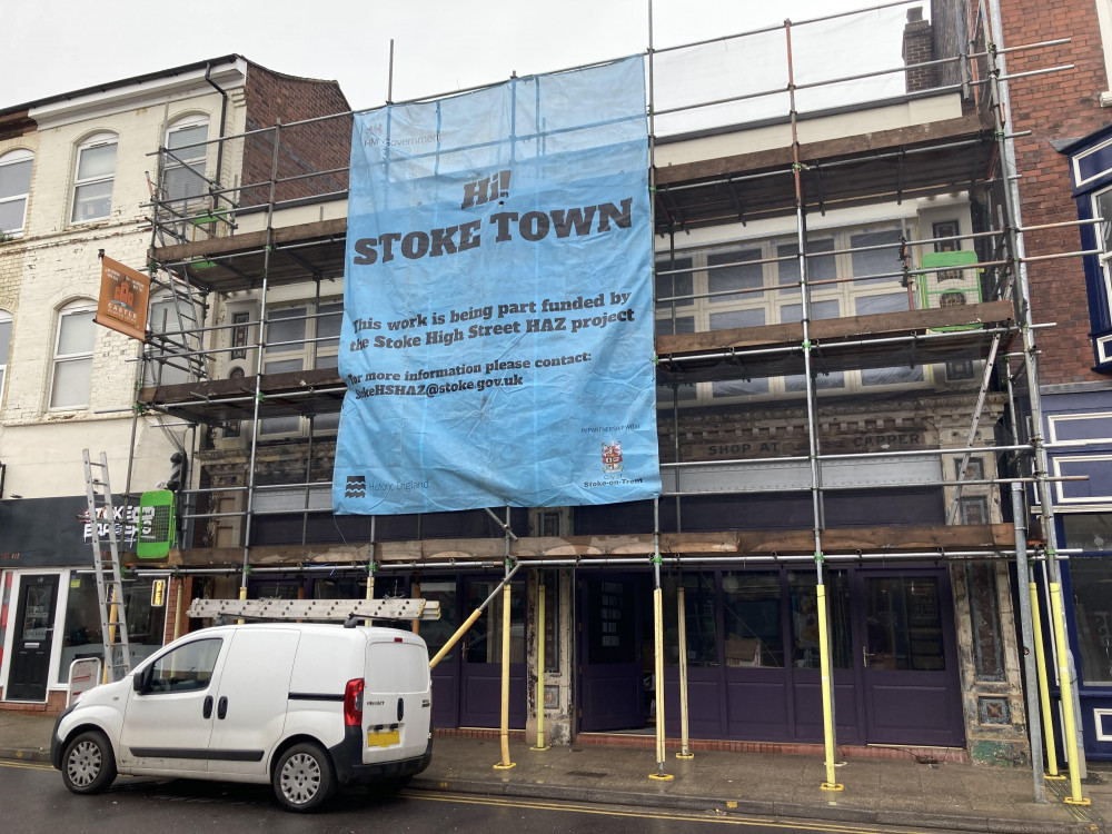 The Stoke High Street Heritage Action Zone (HAZ) aimed to conserve Stoke town's heritage (LDRS).