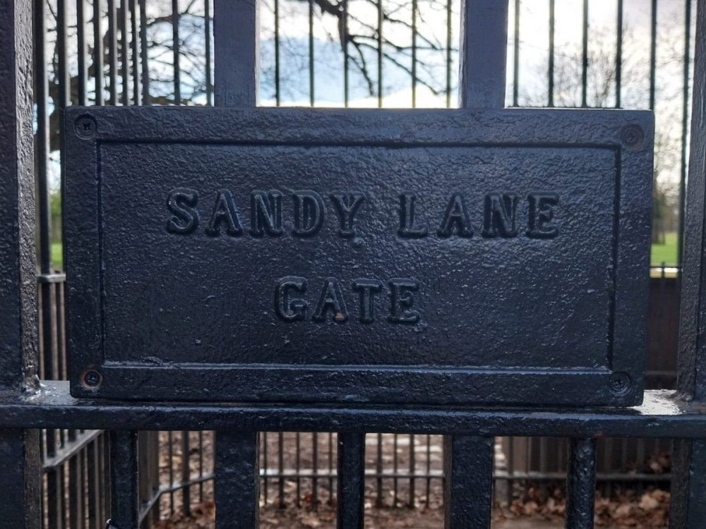 The assault took place near Sandy Lane Gate (Photo: Royal Parks Police via Twitter) The assault took place near Sandy Lane Gate (Photo: Royal Parks Police via Twitter)