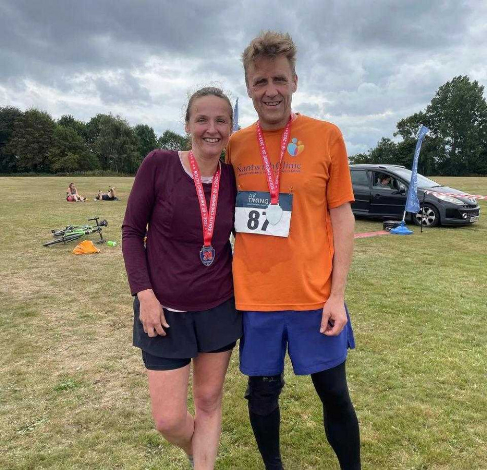 Tom and Gill Fox of The Nantwich Clinic are running in the Brighton Marathon 2024, taking place on Sunday 7 April (Nub News).