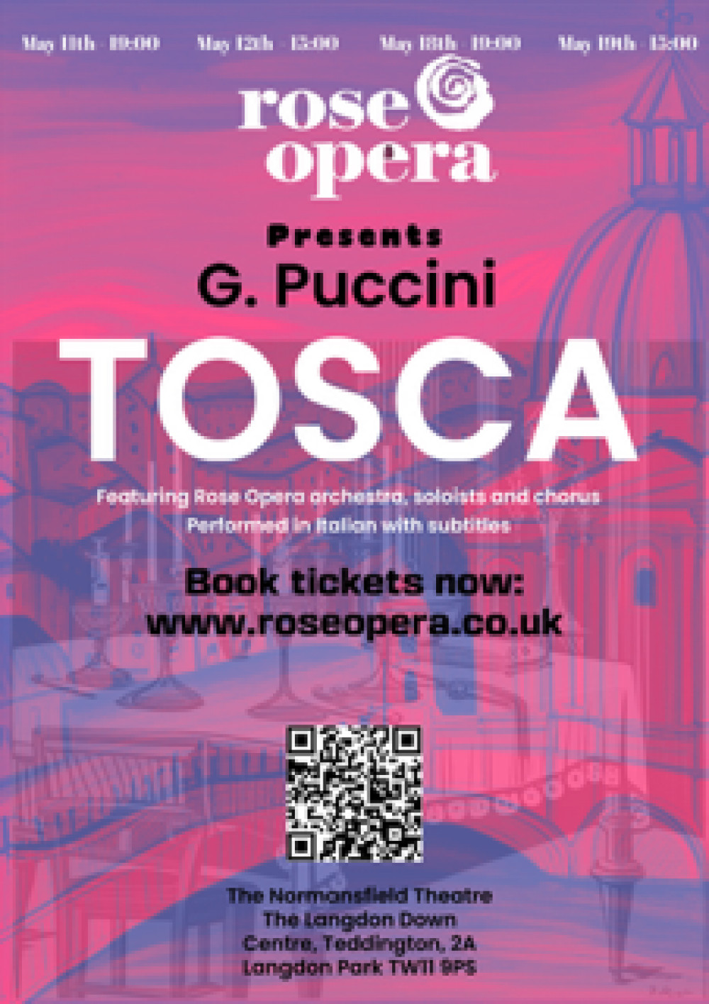 Rose Opera presents Tosca by G. Puccini Rose Opera presents Tosca by G. Puccini