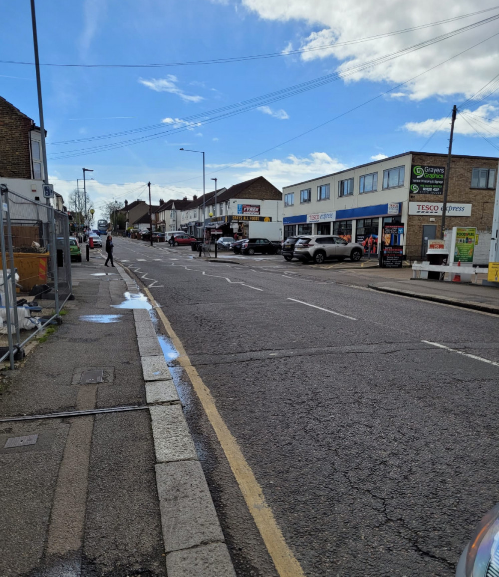 Southend Road where the incident took place. 