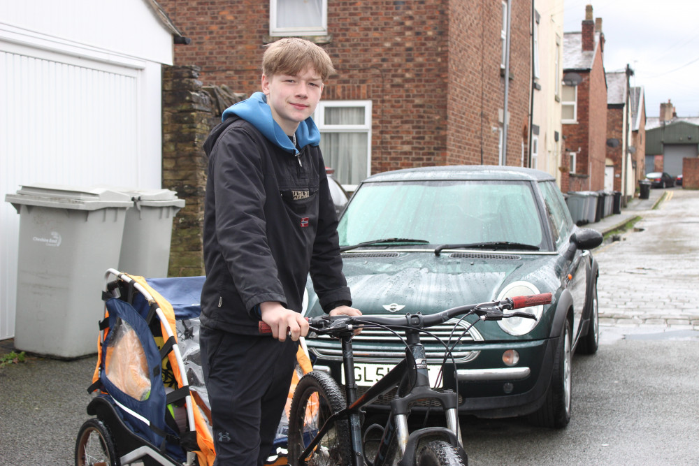 Teen entrepreneur Roman Clowes has started a business sprucing up Macclesfield’s cars. He is the sole employee of MSR Valeting. (Image - Alexander Greensmith / Macclesfield Nub News)