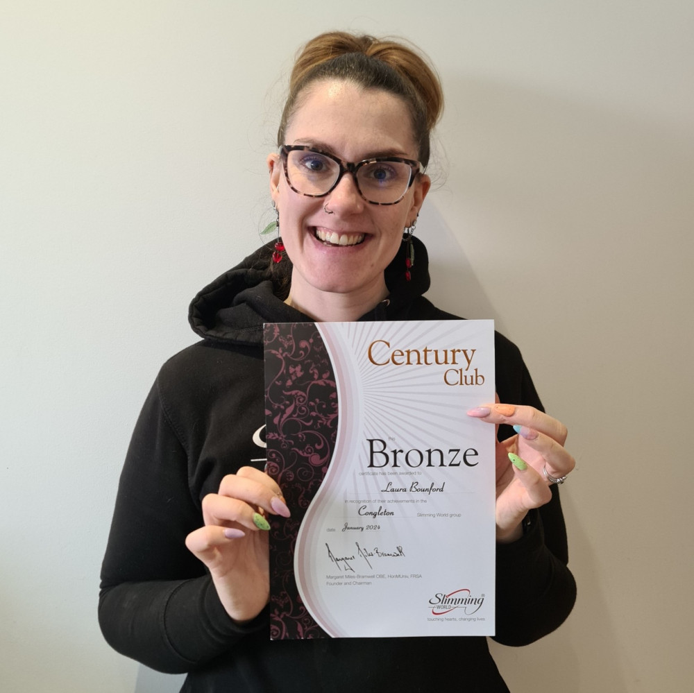 Laura with her prestigious Bronze Award. Image credit: Laura. Laura with her prestigious Bronze Award. Image credit: Laura.