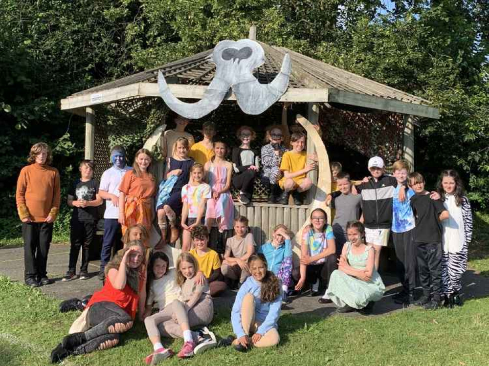 The amazing cast of The Lion King. Image: Frodsham C of E Primary School The amazing cast of The Lion King. Image: Frodsham C of E Primary School