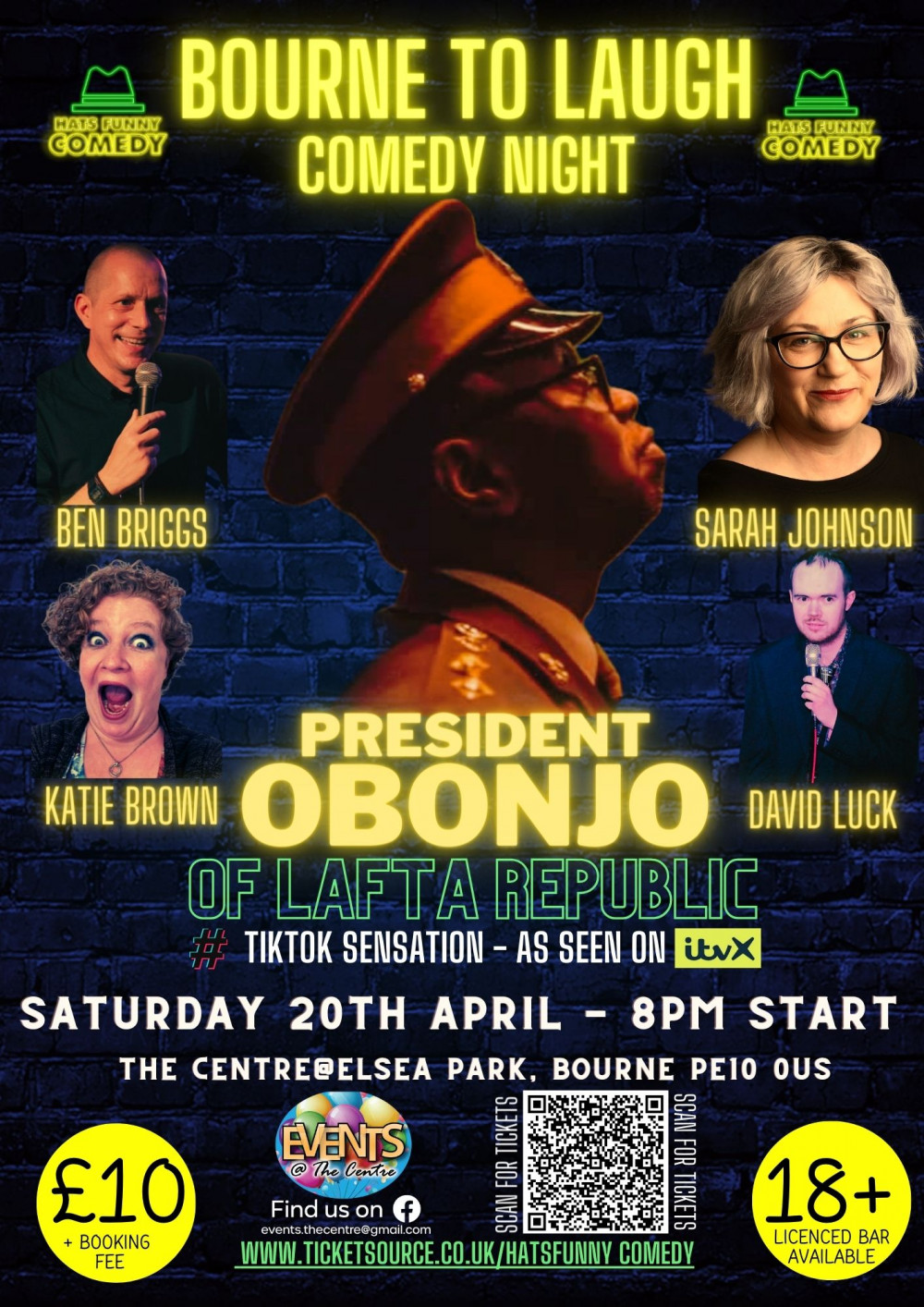Hats Funny Comedy presents President Obonjo Hats Funny Comedy presents President Obonjo