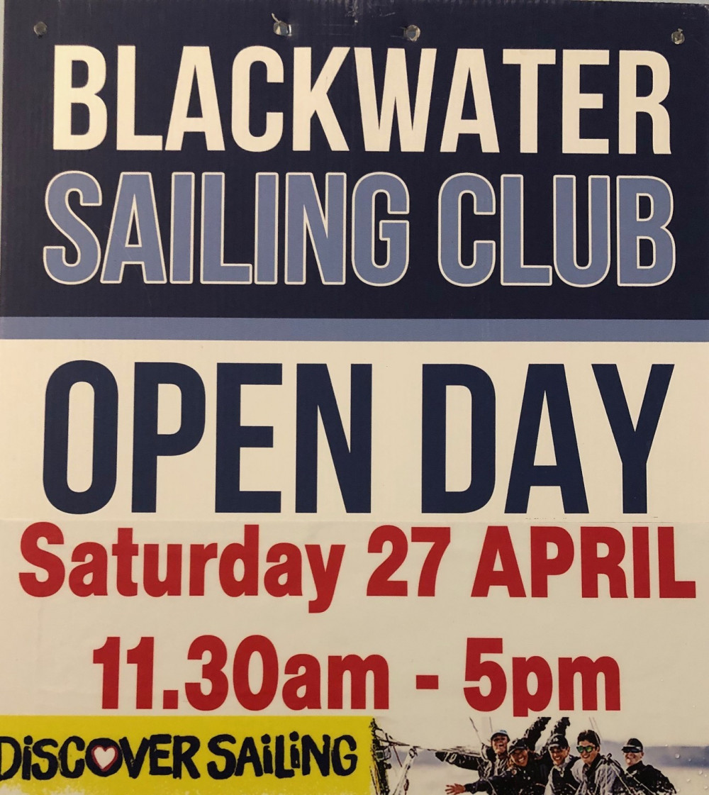 Open Day Blackwater Sailing Club Open Day Blackwater Sailing Club