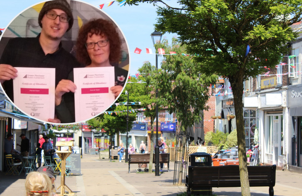 The scheme provides the opportunity for people with learning disabilities to help others experiencing similar issues (Images - main: Alasdair Perry / top right: Pennine Care NHS)