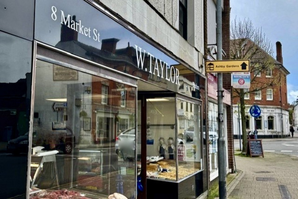 W Taylor Butchers in Market Street. Photo: Ashby Nub News