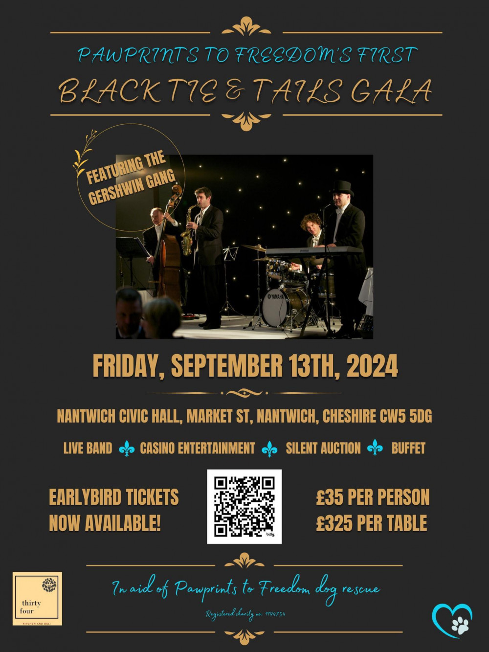 Pawprints2freedom Charity Black Tie & Tails Gala Pawprints2freedom Charity Black Tie & Tails Gala