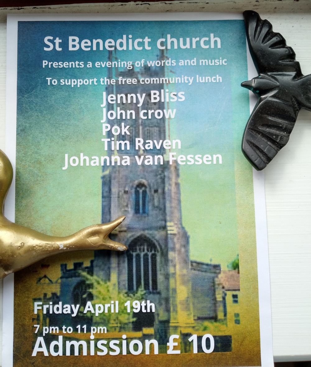  Fundraiser concert for the free Thursday lunches at St Ben’s