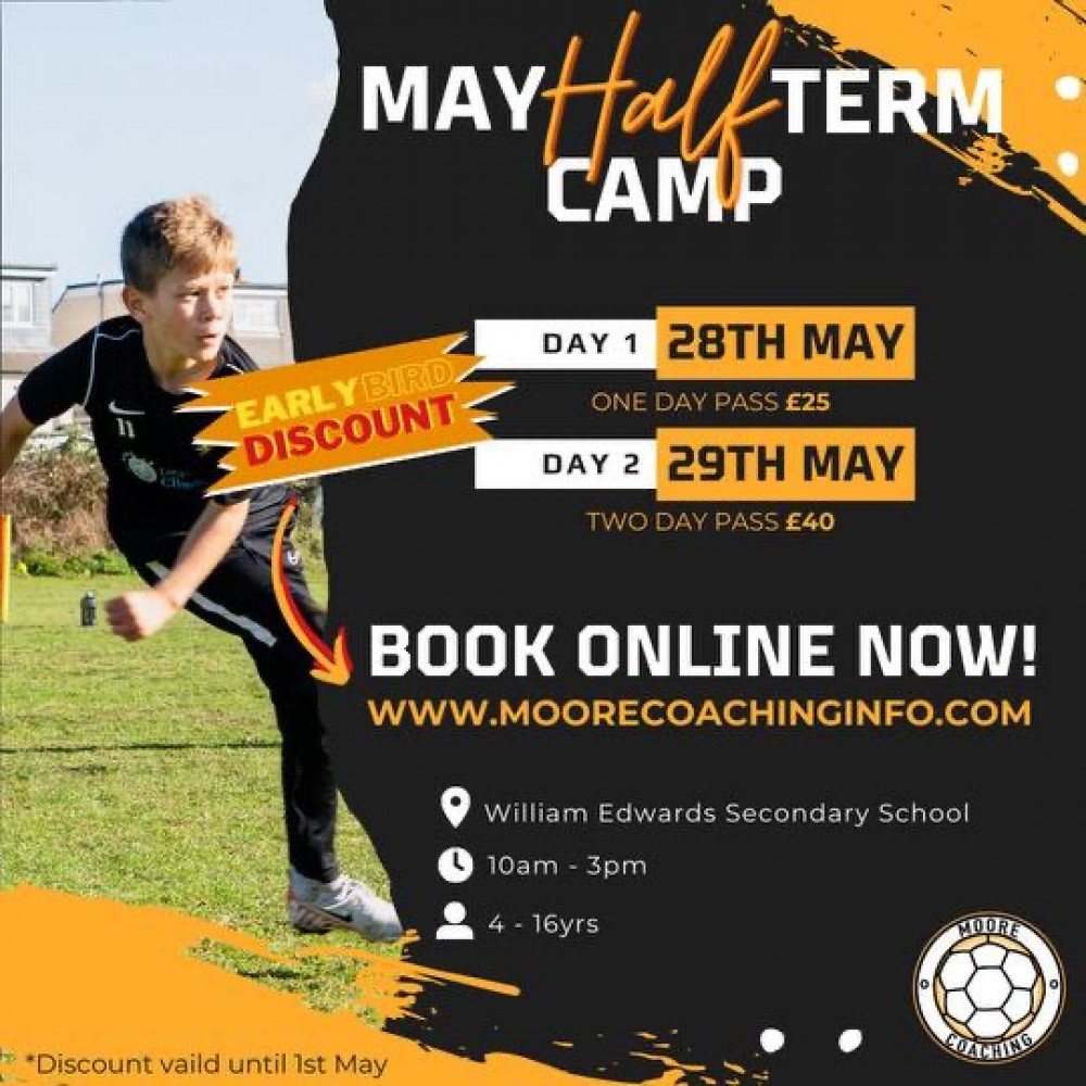 MAY HALF TERM FOOTBALL CAMP ⚽️ 