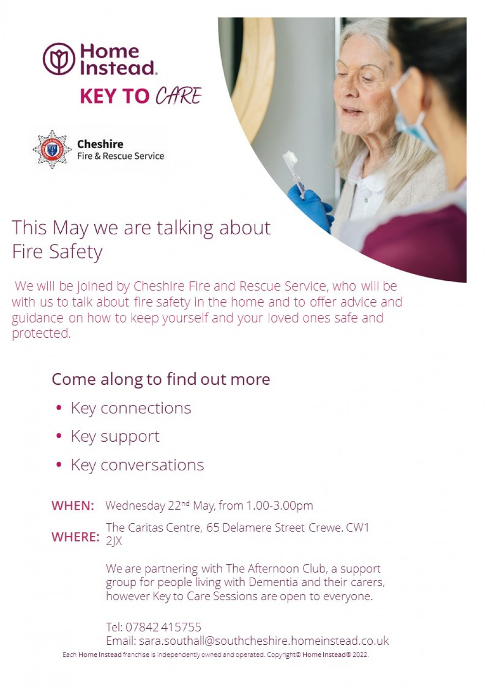 Key to Care with Cheshire Fire and Rescue Service Key to Care with Cheshire Fire and Rescue Service