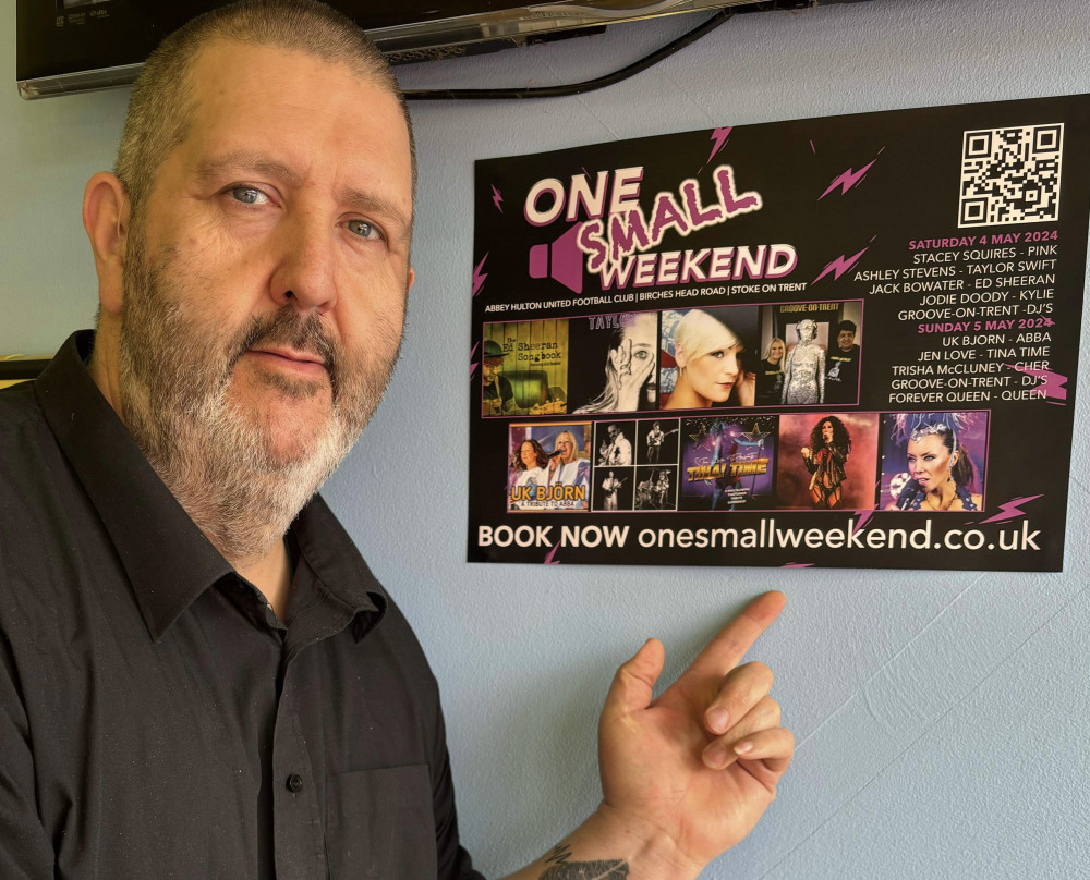 One Small Weekend takes place on 4 and 5 May at Abbey Hulton United Football Club (Jason Edwards).