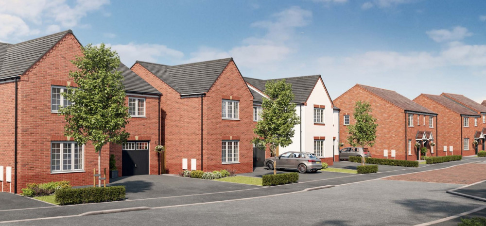 Taylor Wimpey was originally refused planning permission for the Warwick development in March 2023 (image via planning application)