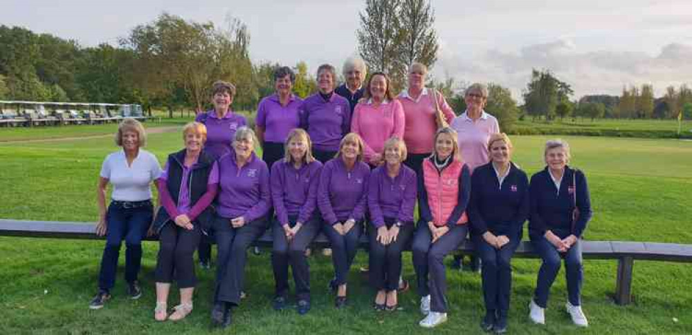 Greetham Valley GC and Belton Woods GC ladies teams prior to their match at Belton Greetham Valley GC and Belton Woods GC ladies teams prior to their match at Belton