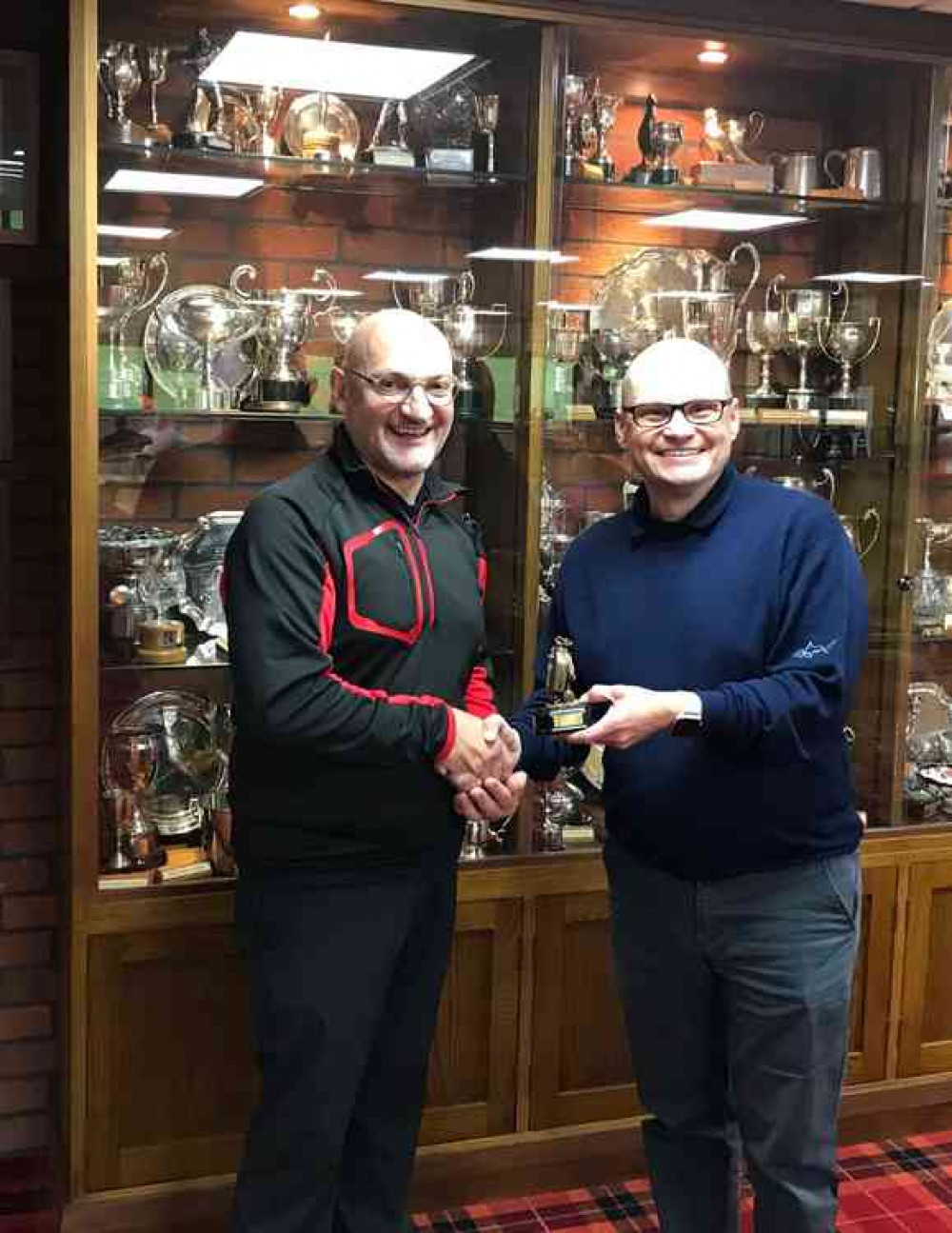 Friendly team captain Packa Risi presenting the Player of the Year award to Chris Hatch Friendly team captain Packa Risi presenting the Player of the Year award to Chris Hatch