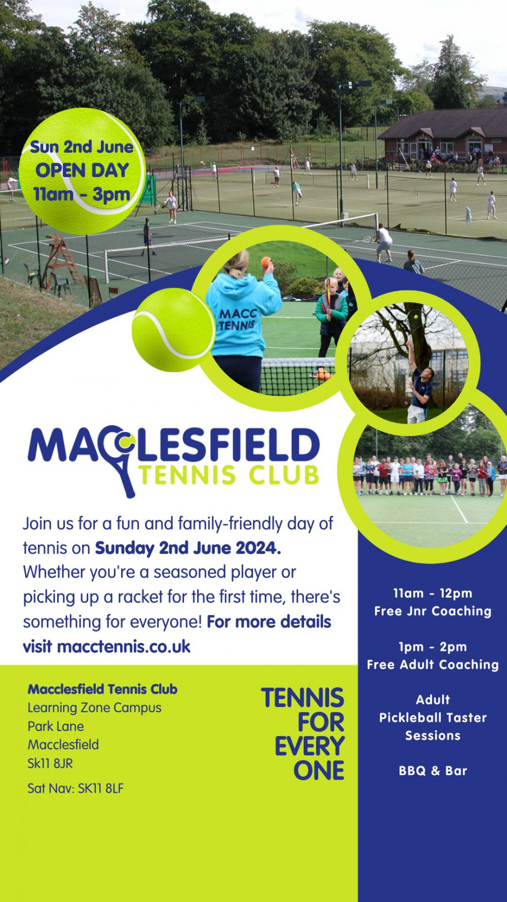 Macclesfield Tennis Club Open Day Macclesfield Tennis Club Open Day
