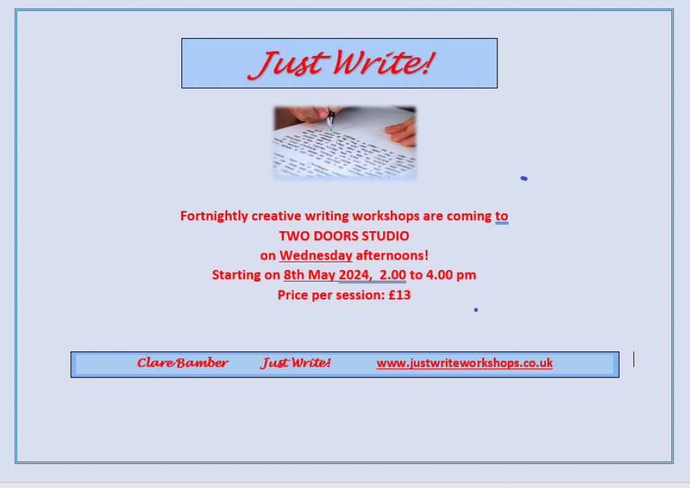 Just Write Creative Writing Workshop
