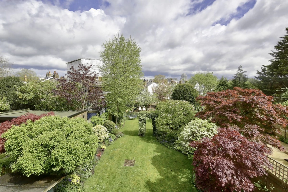 View from the first floor at the rear of the property