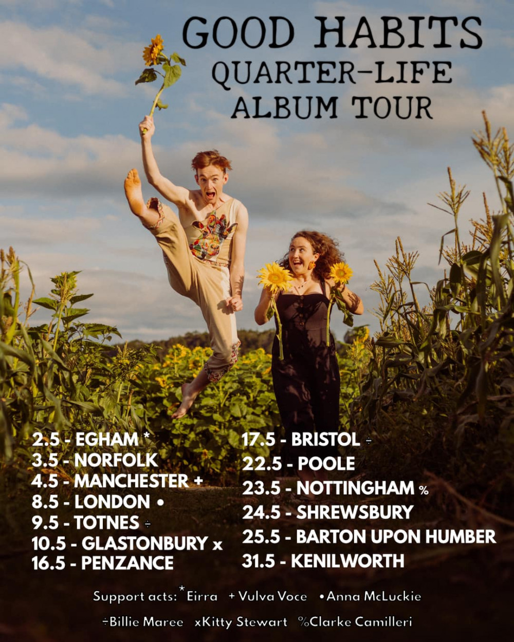 GOOD HABITS. Quarter-life album tour GOOD HABITS. Quarter-life album tour