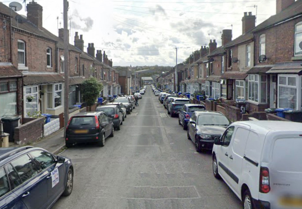 Police stopped two men on King William Street, Tunstall, on Wednesday 1 May (Google). Police stopped two men on King William Street, Tunstall, on Wednesday 1 May (Google).