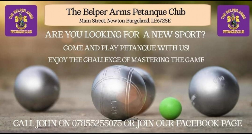 Petanque Fun Day at The Belper Arms, Newton Burgoland, near Coalville Petanque Fun Day at The Belper Arms, Newton Burgoland, near Coalville