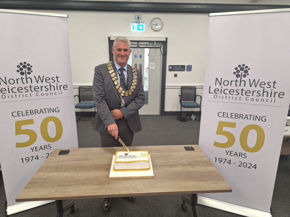 Kenny Horn was made North West Leicestershire District Council chairman on Tuesday. Photo: North West Leicestershire District Council