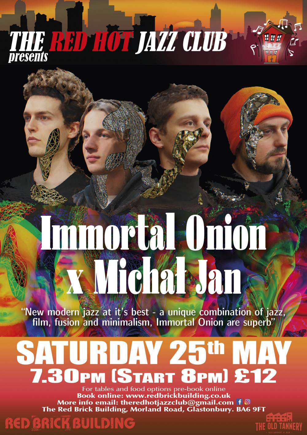 The Red Hot Jazz Club Presents: Immortal Onion x Michal Jan The Red Hot Jazz Club Presents: Immortal Onion x Michal Jan