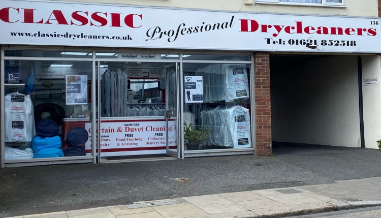 Classic Professional Drycleaners, 156 Maldon High Street. (Photo: Georgia Moorcroft) 