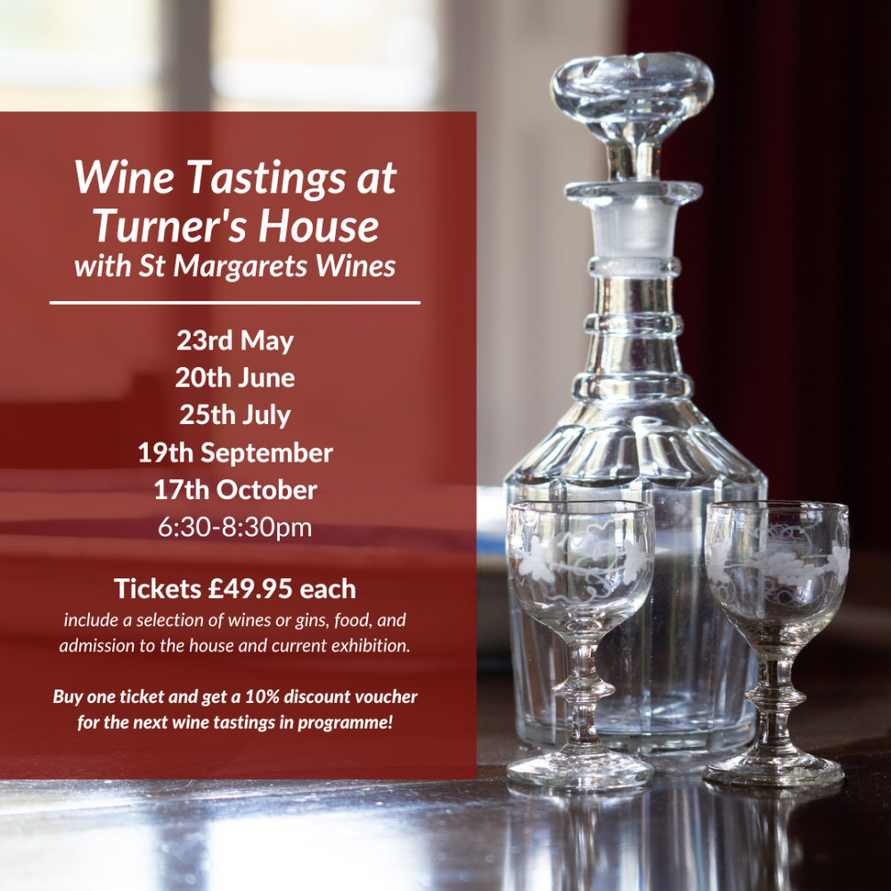 Wine Tastings at Turner’s House with St Margarets Wines Wine Tastings at Turner’s House with St Margarets Wines