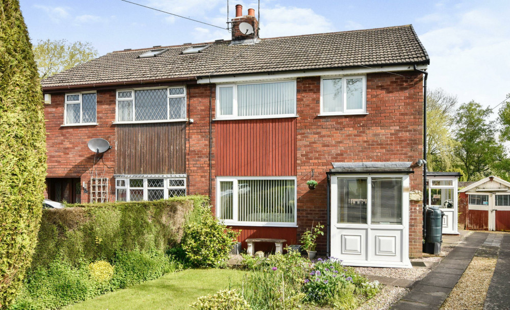 This charming three-bedroom home in Miles Green is on the market for offers in the region of £195,000 (Stephenson Browne).