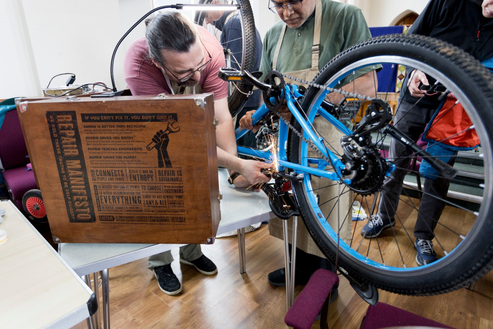 The next Kenilworth Repair Café will be held on Saturday 18 May from 2-5pm at Abbey Hill United Reformed Church (image via Kenilworth Repair Café)