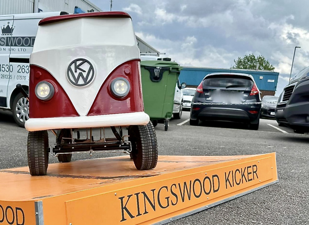 The Kingswood Kicker will be at the centre of the Market Street route. All images: Ashby BID