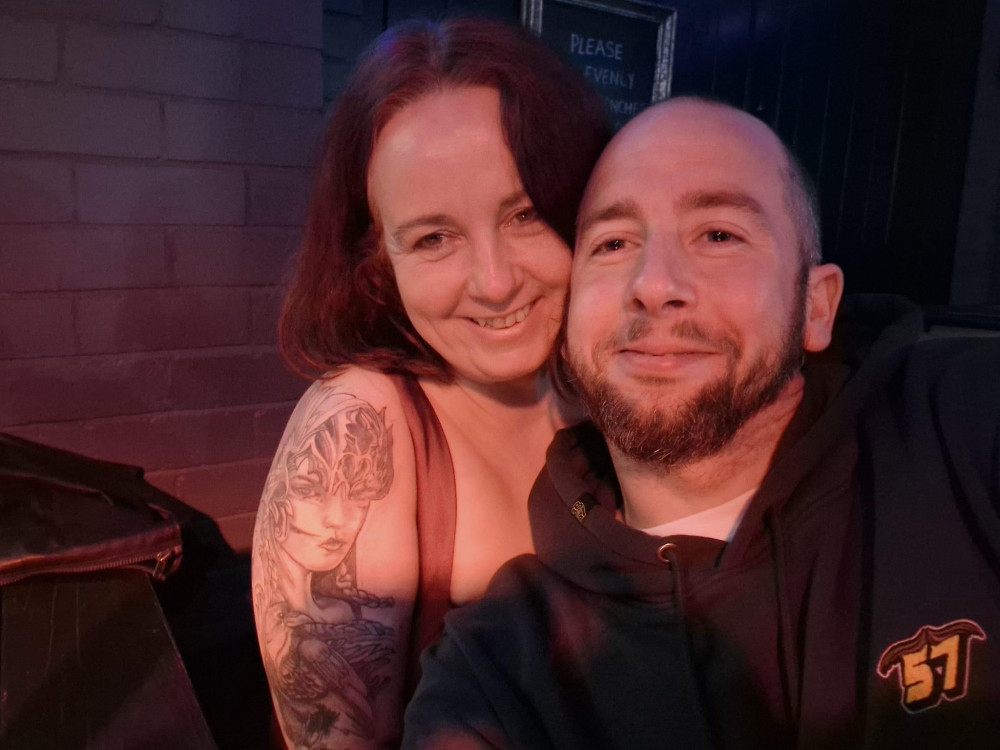 Janine Mitchell and Daniel 'Brady' Bradley were involved in a car crash at the end of April. (Image - Supplied with permission) Janine Mitchell and Daniel 'Brady' Bradley were involved in a car crash at the end of April. (Image - Supplied with permission)