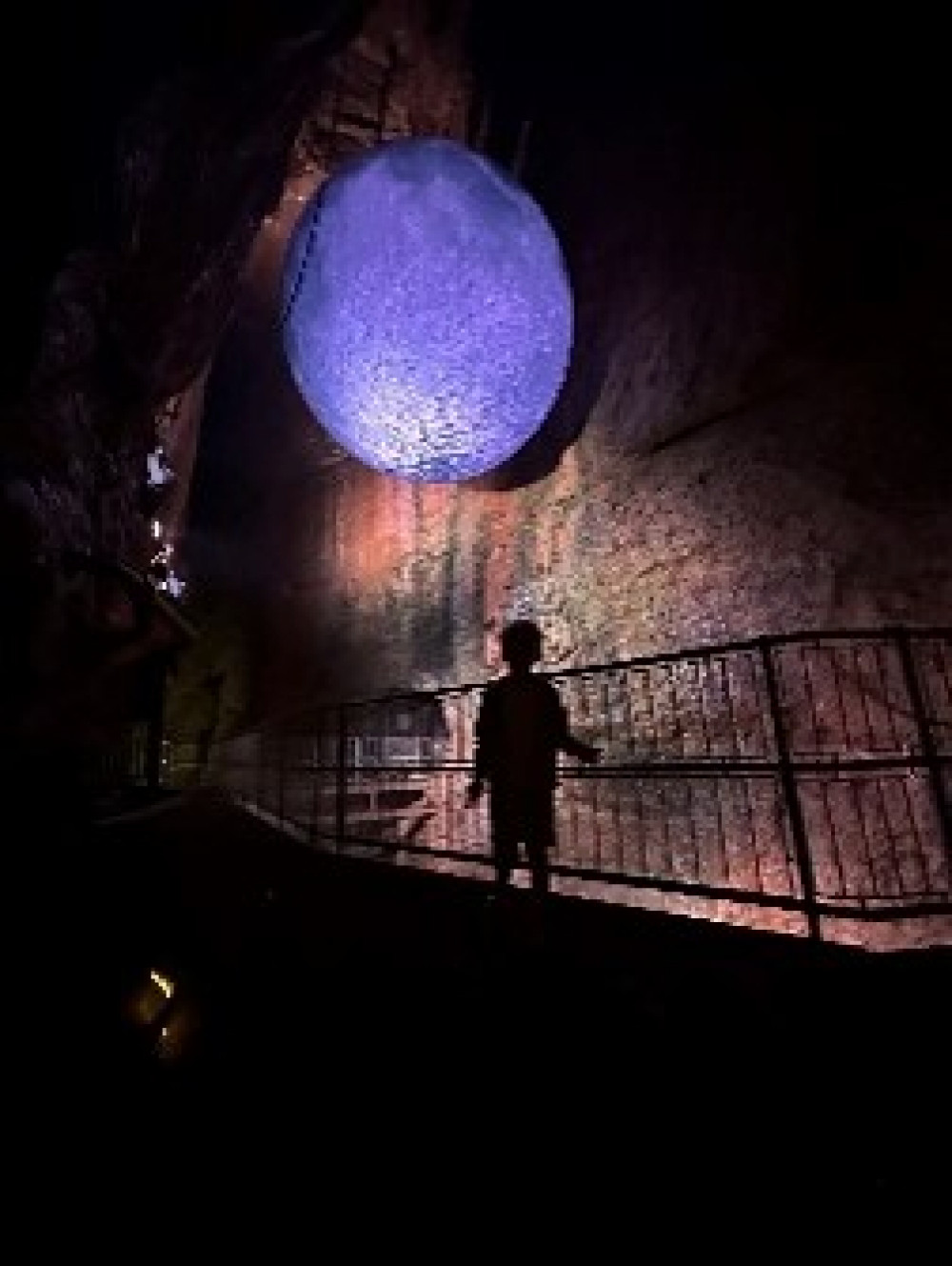 The Moon at Wookey Hole - copyright Wookey Hole 