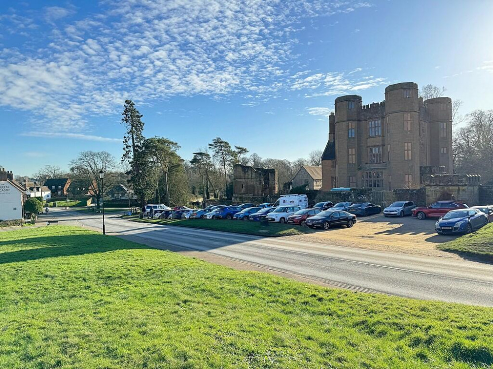 Firefighters were called to the incident near Kenilworth Castle on Sunday (image by Julie Philpot)