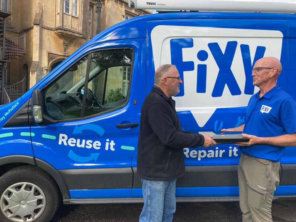 The Wells Repair Cafe, in collaboration with the Fixy project, is hosting a 'tech amnesty' event where locals can donate their unused tech items. (Photo: Fixy/SomersetCouncil) 