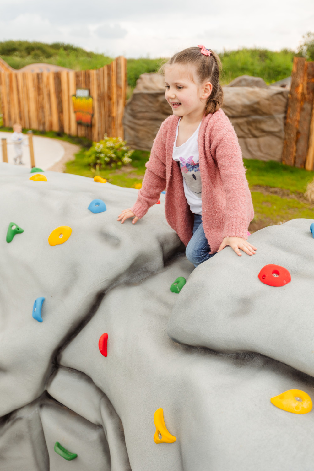 There are boulders for children to clamber over. (Photo: Michael Chudley)